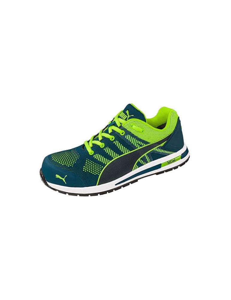 Zapatillas Puma Safety ELEVATE KNIT GREEN LOW - S1P ESD HRO