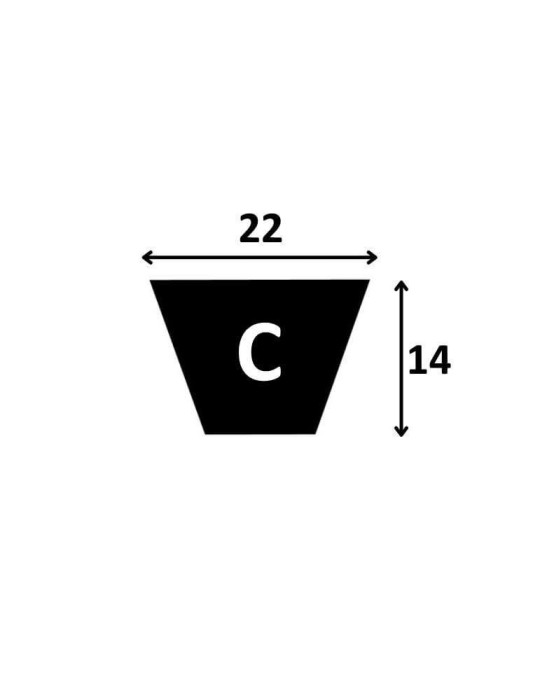 Correa Trapecial C74